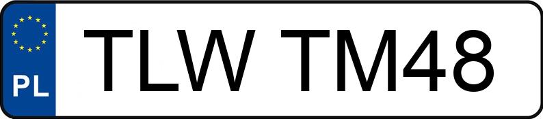 Numer rejestracyjny TLW TM48 posiada AUDI A6 3.0 TDi MR`11 E5 4G A6 3.0 TDi MR`11 E5 4G - TLWTM48