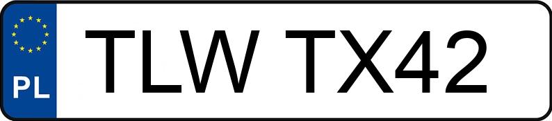 Numer rejestracyjny TLW TX42 posiada ROMET MOTORS  GY - TLWTX42