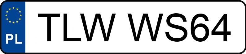 Numer rejestracyjny TLW WS64 posiada PEUGEOT 206 SW 1.6 HDI MR`03 E3 Trendy 110 - TLWWS64