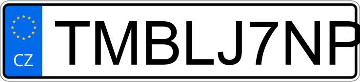 Numer rejestracyjny TMBLJ7NPXL7068181 posiada Škoda Superb