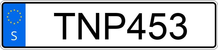 Numer rejestracyjny TNP453 posiada BMW 325i Coupé