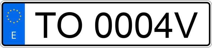 Numer rejestracyjny TO0004V posiada LADA NIVA