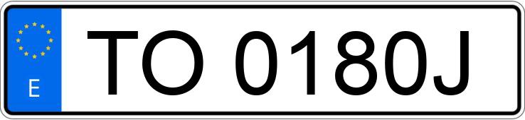 Numer rejestracyjny TO0180J posiada FORD ESCORT