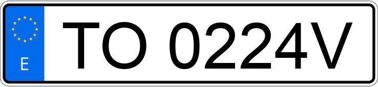Numer rejestracyjny TO0224V posiada BMW SERIE 5