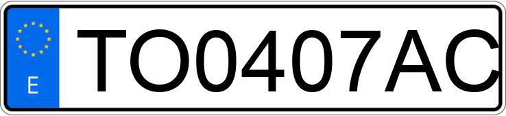 Numer rejestracyjny TO0407AC posiada MITSUBISHI PAJERO