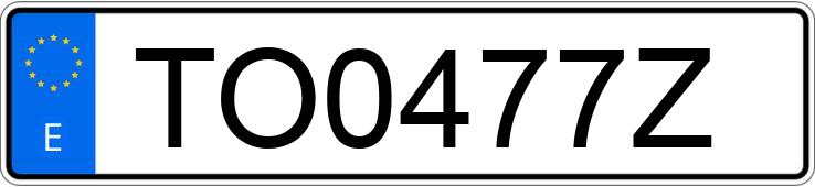 Numer rejestracyjny TO0477Z posiada NISSAN TERRANO II