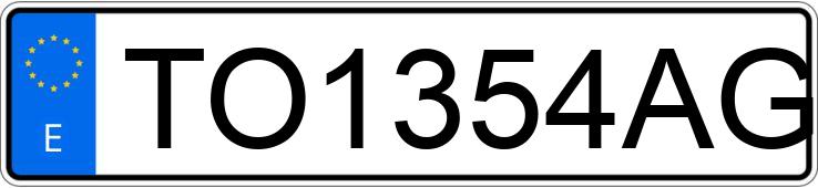 Numer rejestracyjny TO1354AG posiada SEAT TOLEDO Numer rejestracyjny TO1354AG posiada SEAT TOLEDO