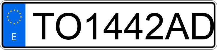 Numer rejestracyjny TO1442AD posiada CITROEN SAXO