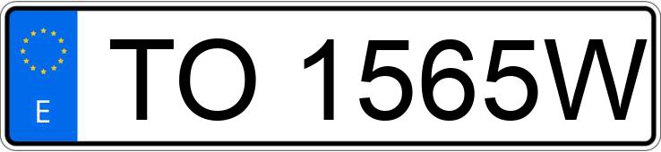 Numer rejestracyjny TO1565W posiada PEUGEOT 205 Numer rejestracyjny TO1565W posiada PEUGEOT 205