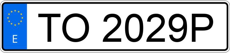 Numer rejestracyjny TO2029P posiada FORD SIERRA