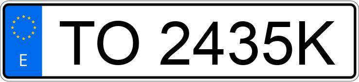 Numer rejestracyjny TO2435K posiada RENAULT 5 Numer rejestracyjny TO2435K posiada RENAULT 5