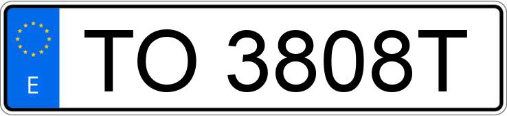 Numer rejestracyjny TO3808T posiada CITROEN ZX Numer rejestracyjny TO3808T posiada CITROEN ZX