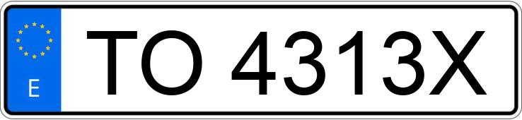 Numer rejestracyjny TO4313X posiada CITROEN JUMPER