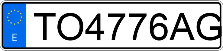 Numer rejestracyjny TO4776AG posiada HONDA CIVIC