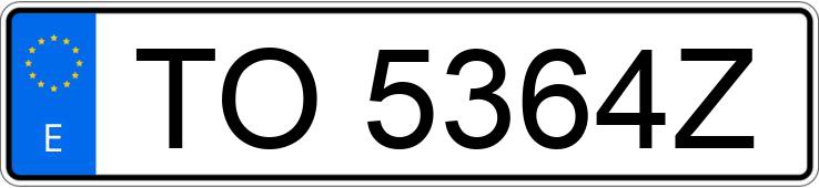 Numer rejestracyjny TO5364Z posiada FIAT SCUDO