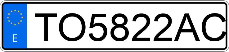 Numer rejestracyjny TO5822AC posiada VOLKSWAGEN GOLF V CL 1.8
