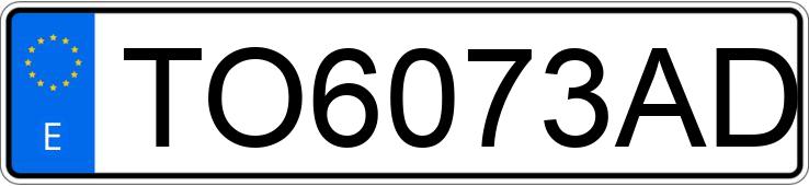 Numer rejestracyjny TO6073AD posiada FIAT PUNTO