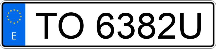 Numer rejestracyjny TO6382U posiada FORD ESCORT