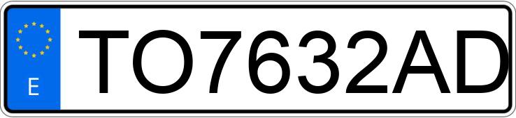 Numer rejestracyjny TO7632AD posiada CITROEN XSARA