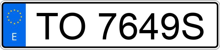 Numer rejestracyjny TO7649S posiada OPEL VECTRA