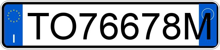 Numer rejestracyjny TO76678M posiada FIAT Croma