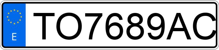 Numer rejestracyjny TO7689AC posiada IVECO DAILY