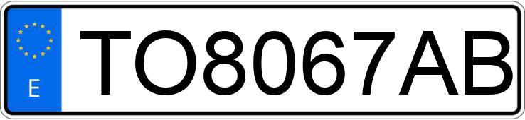 Numer rejestracyjny TO8067AB posiada PEUGEOT 406