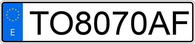 Numer rejestracyjny TO8070AF posiada IVECO DAILY
