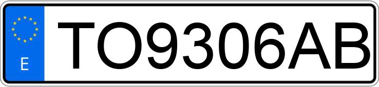 Numer rejestracyjny TO9306AB posiada RENAULT MEGANE