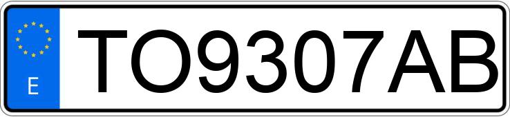 Numer rejestracyjny TO9307AB posiada RENAULT CLIO