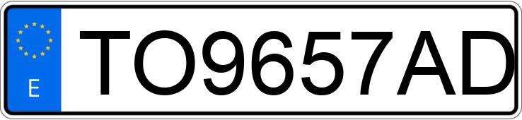 Numer rejestracyjny TO9657AD posiada BMW SERIE 5