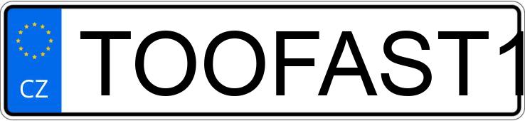 Numer rejestracyjny TOOFAST1 posiada LAMBORGHINI Automobili Lamborghini S.p.A. HURACAN