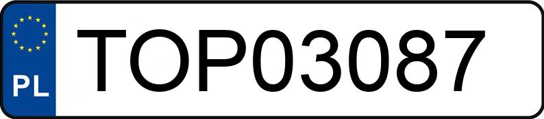 Numer rejestracyjny TOP 03087 posiada BMW 523i Kat. MR`95 E39 523i Kat. MR`95 E39 - TOP03087