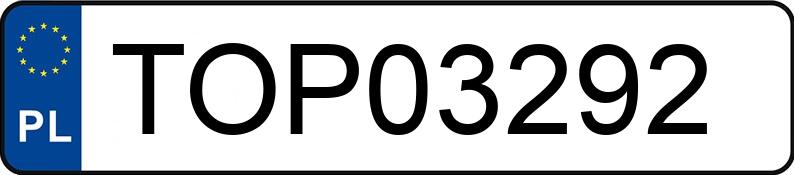 Numer rejestracyjny TOP 03292 posiada NISSAN QASHQAI - TOP03292
