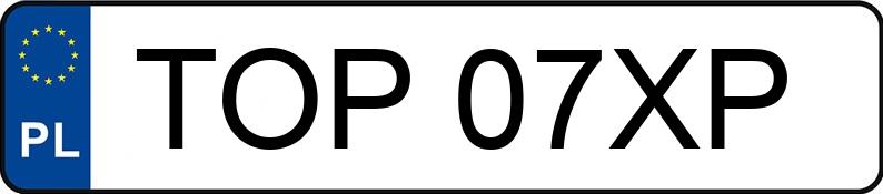 Numer rejestracyjny TOP 07XP posiada FIAT Stilo Multi Wagon 1.9 JTD MR`03 E3 192 Actual - TOP07XP