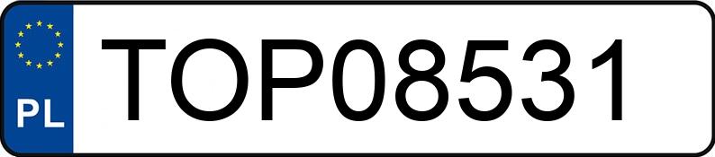 Numer rejestracyjny TOP 08531 posiada AUDI A6 Quattro 3.0 TDi MR`04 E3 4F A6 Quattro 3.0 TDi MR`04 E3 4F - TOP08531