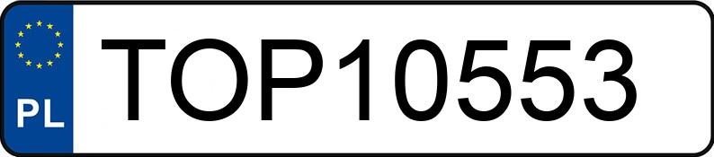 Numer rejestracyjny TOP 10553 posiada MAN/MAN TRUCK TGM - TOP10553