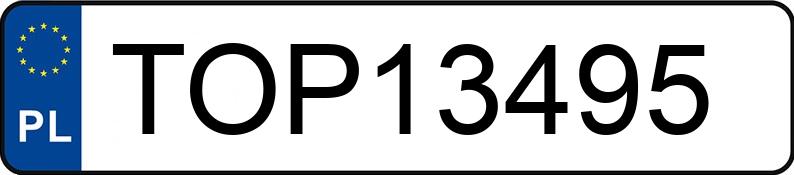 Numer rejestracyjny TOP 13495 posiada AUDI A4 1.9 TDi Kat. MR`99 B5 Aut. - TOP13495