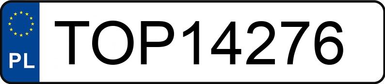 Numer rejestracyjny TOP 14276 posiada SEAT Toledo II 1.6 MR`99 1M Signo - TOP14276 Numer rejestracyjny TOP 14276 posiada SEAT Toledo II 1.6 MR`99 1M Signo - TOP14276