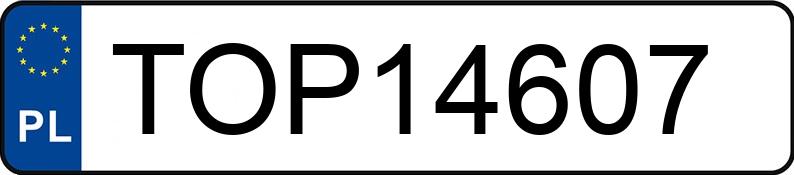 Numer rejestracyjny TOP 14607 posiada BMW 123D - TOP14607