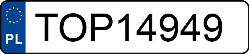 Numer rejestracyjny TOP 14949 posiada IVECO DAILY - TOP14949