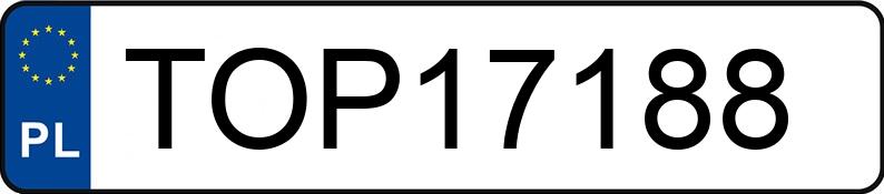 Numer rejestracyjny TOP 17188 posiada MERCEDES-BENZ GLC 220 D 4MATIC - TOP17188