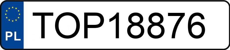 Numer rejestracyjny TOP 18876 posiada VOLKSWAGEN Golf V 1.6 MR`03 E4 GT Sport - TOP18876