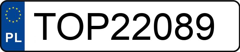 Numer rejestracyjny TOP 22089 posiada TOYOTA Verso 2.0 Diesel MR`09 E5 Sol - TOP22089 Numer rejestracyjny TOP 22089 posiada TOYOTA Verso 2.0 Diesel MR`09 E5 Sol - TOP22089