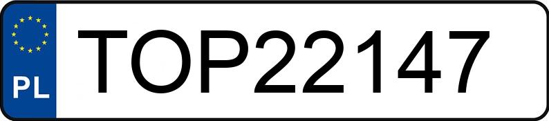 Numer rejestracyjny TOP 22147 posiada AUDI A3 2.0 TDi DPF MR`09 E4 8P Ambition - TOP22147
