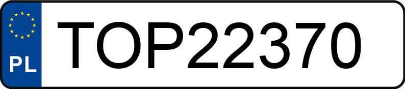 Numer rejestracyjny TOP 22370 posiada RENAULT MASTER - TOP22370