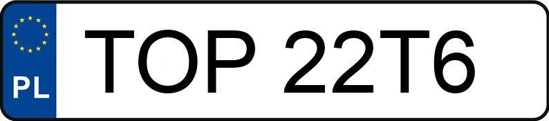 Numer rejestracyjny TOP 22T6 posiada URSUS C 330 - TOP22T6 Numer rejestracyjny TOP 22T6 posiada URSUS C 330 - TOP22T6