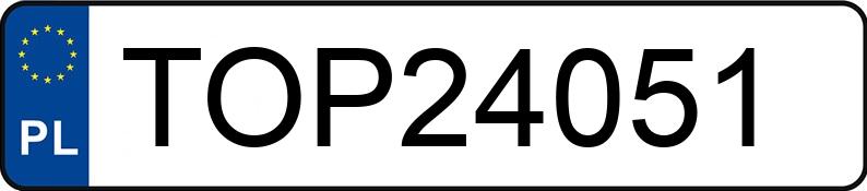 Registreringsnummeret TOP 24051 har OPEL Insignia 2.0 CDTI MR`14 E5 Insignia S&S - TOP24051