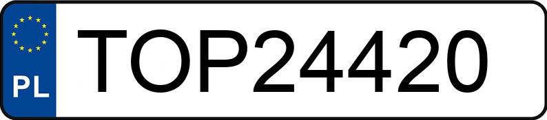 Numer rejestracyjny TOP 24420 posiada AUDI A4 1.8 Kat. B5 A4 1.8 Kat. B5 - TOP24420