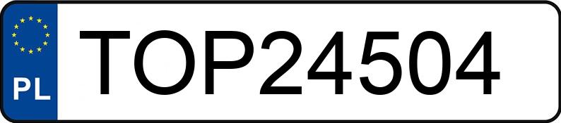 Numer rejestracyjny TOP 24504 posiada AUDI Q5 MR`09 E5 8R Q5 MR`09 E5 8R - TOP24504